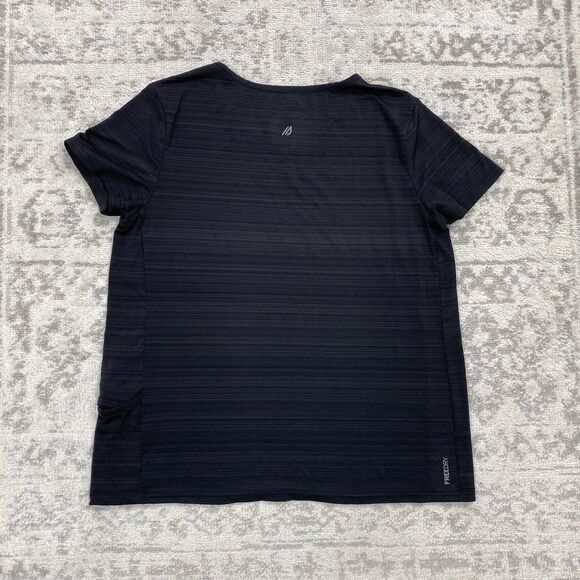 Eddie Bauer Shirt Women's Freedry Motion Black Active Running Tee Size Large - Picture 7 of 7